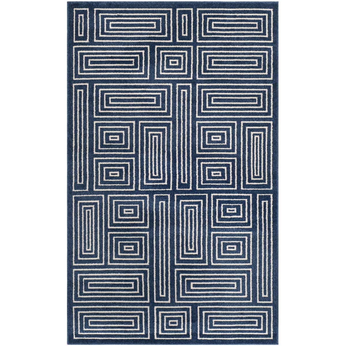 Safavieh Amherst 430 Rug, AMT430 - Navy / Ivory