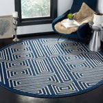 Safavieh Amherst 430 Rug, AMT430 - Navy / Ivory
