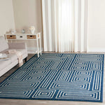 Safavieh Amherst 430 Rug, AMT430 - Navy / Ivory
