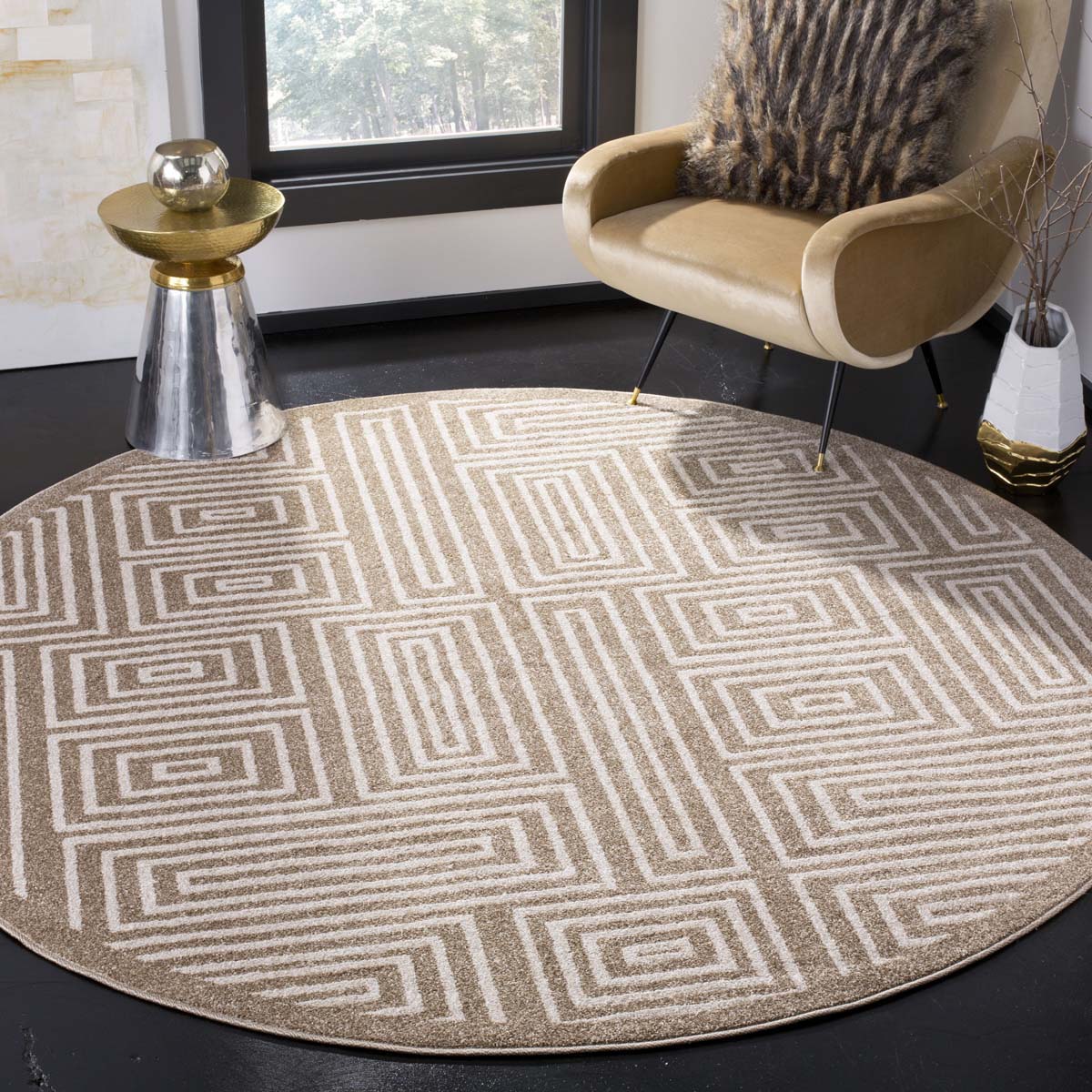 Safavieh Amherst 430 Rug, AMT430 - Wheat / Beige