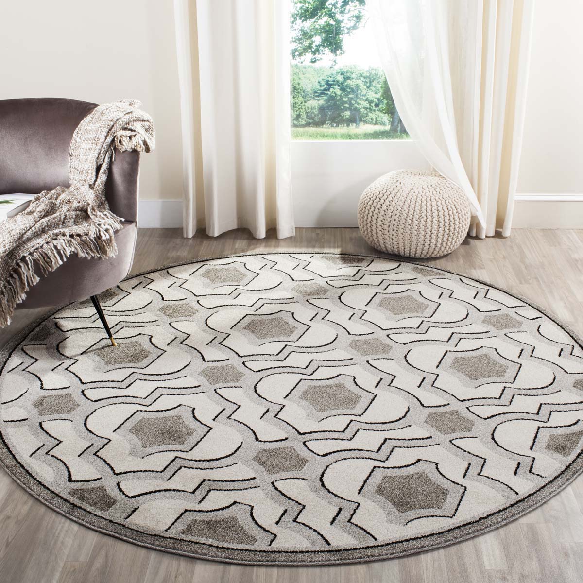 Safavieh Amherst 432 Rug, AMT432 - Ivory / Grey