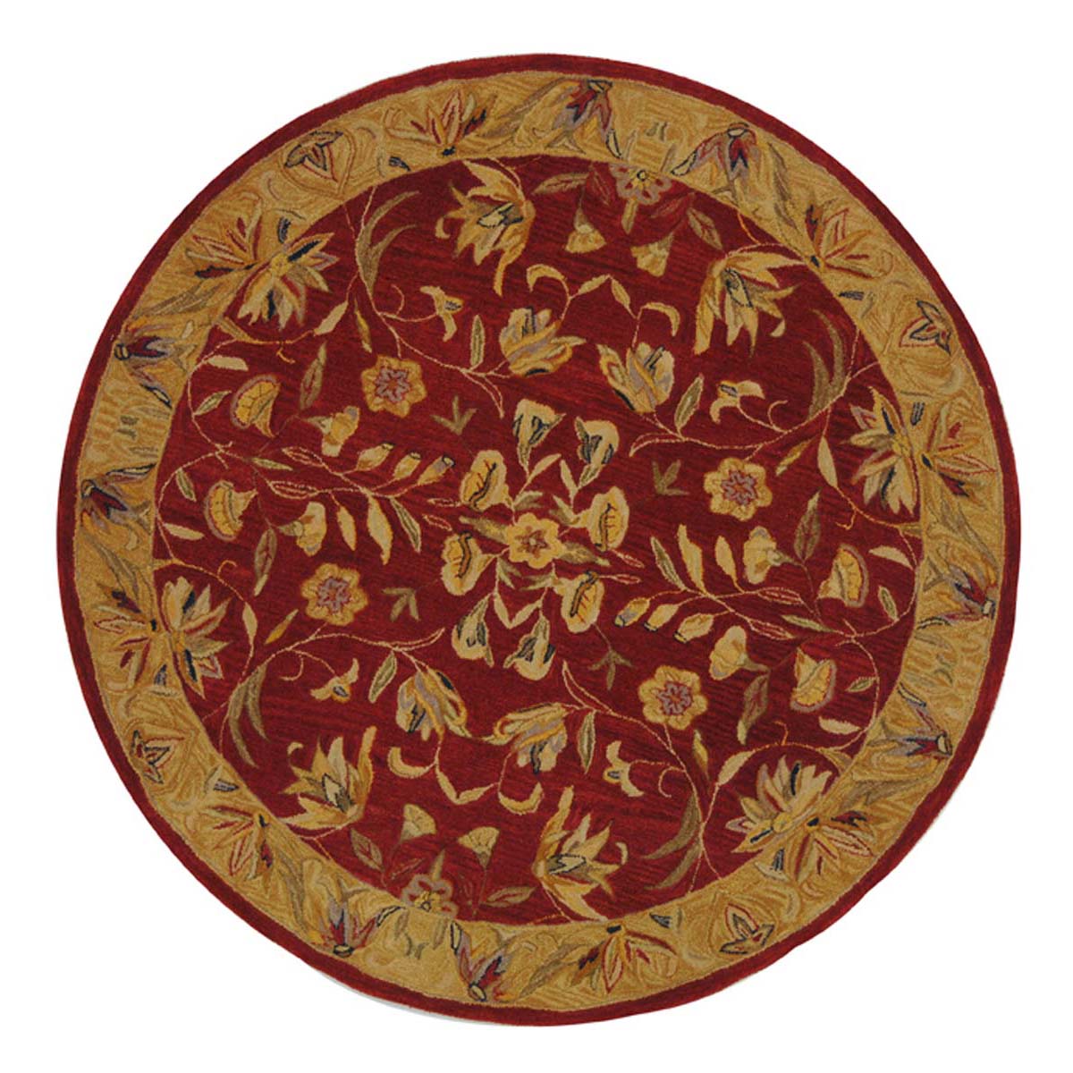 Safavieh Anatolia 26A Rug, AN526A - Burgundy / Gold