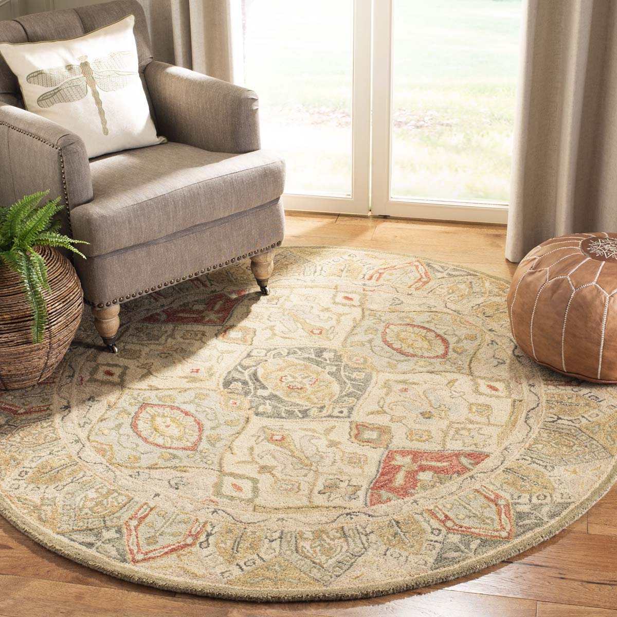 Safavieh Anatolia 30A Rug, AN530A - Beige / Multi