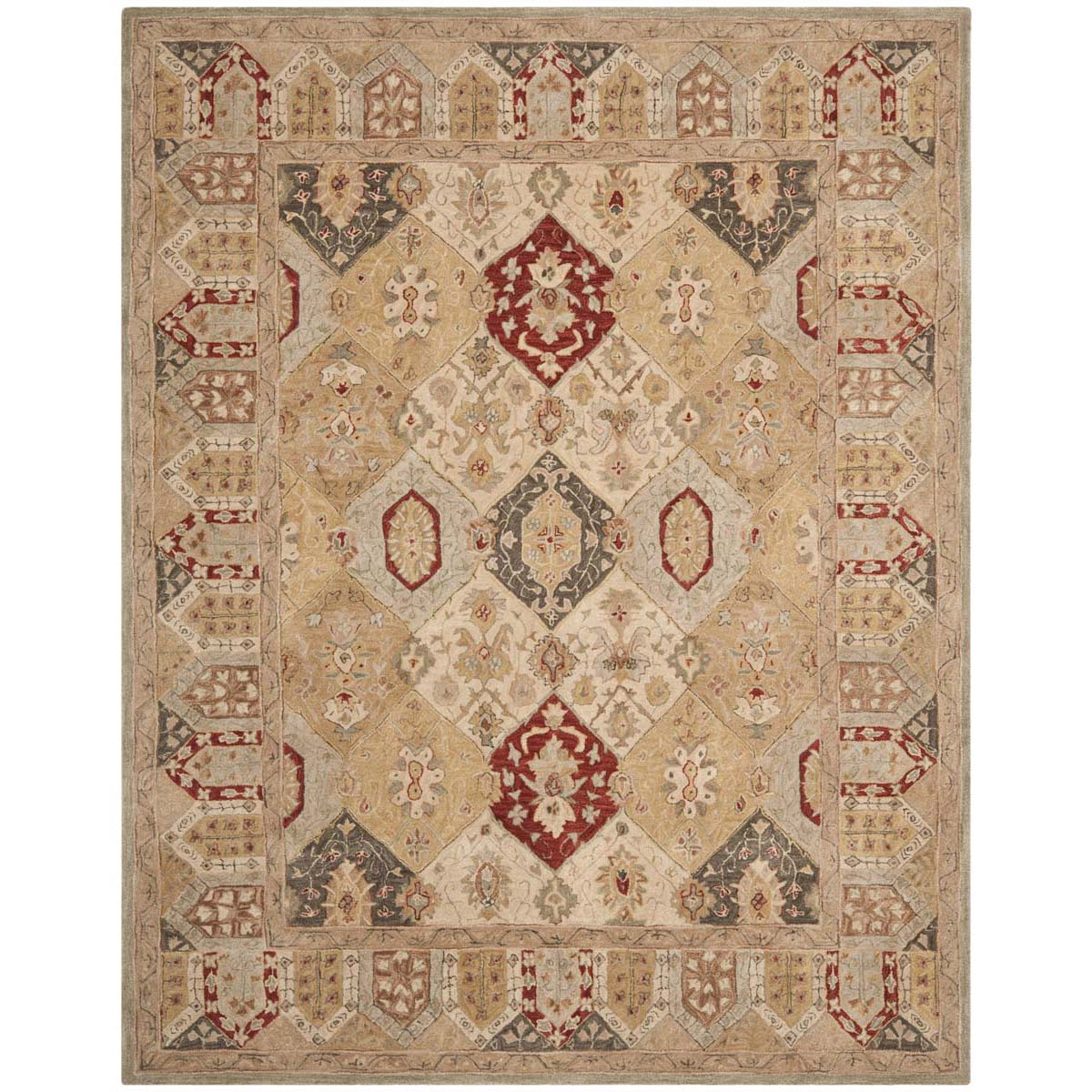 Safavieh Anatolia 30A Rug, AN530A - Beige / Multi