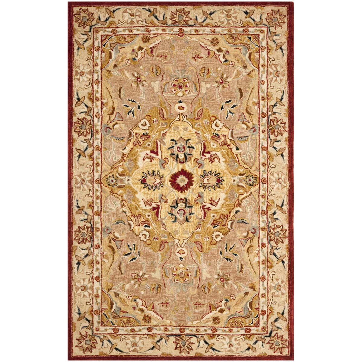 Safavieh Anatolia 34A Rug, AN534A - Gold / Ivory