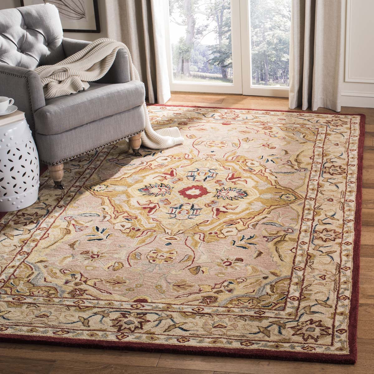 Safavieh Anatolia 34A Rug, AN534A - Gold / Ivory