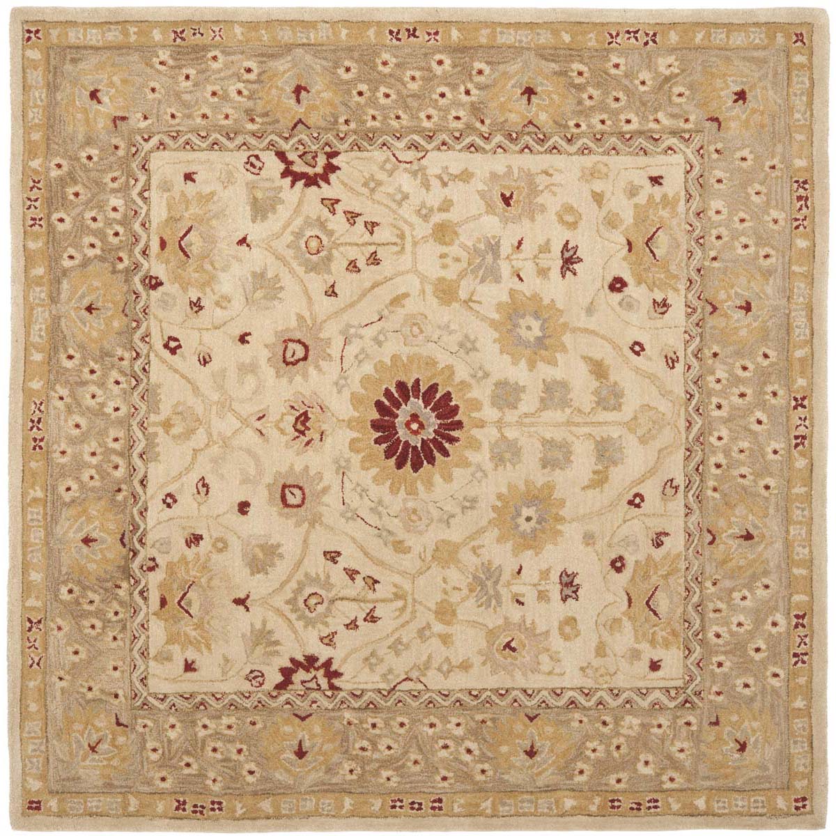 Safavieh Anatolia 50A Rug, AN550A - Sand / Walnut