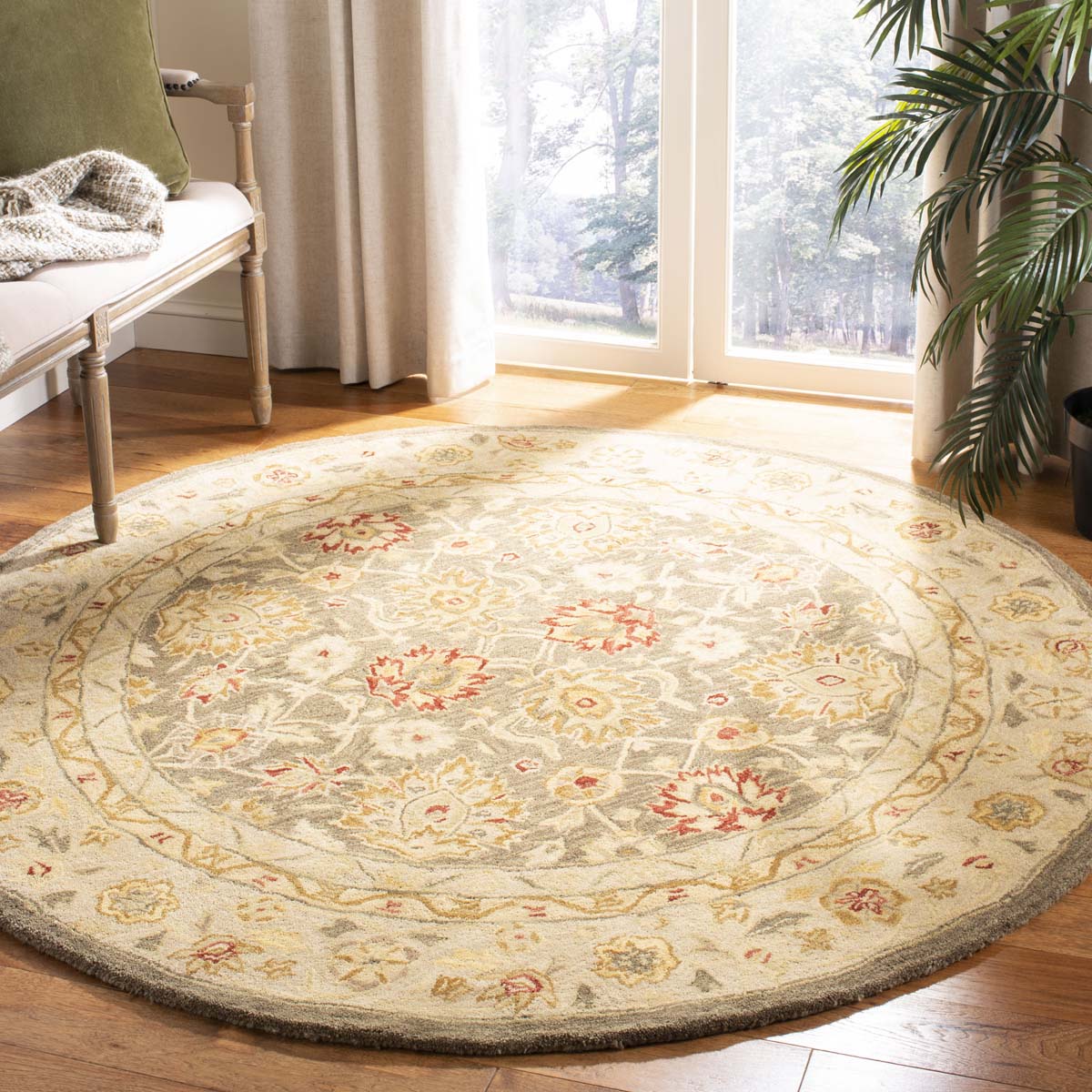 Safavieh Anatolia 53A Rug, AN553A - Olive Grey / Beige
