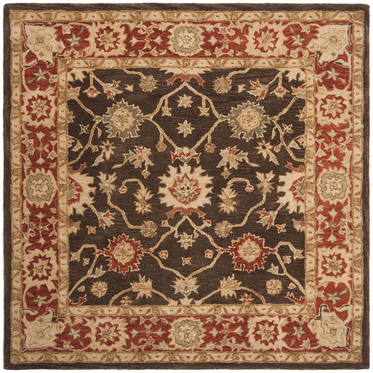 Safavieh Anatolia 54A Rug, AN554A - Olive / Rust