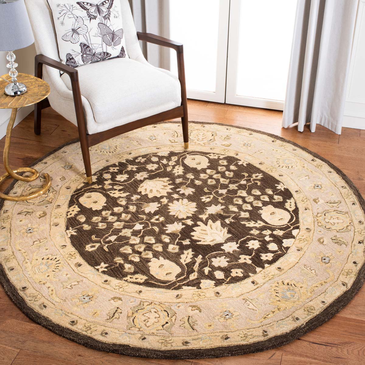 Safavieh Anatolia 64A Rug, AN564A - Chocolate / Ivory