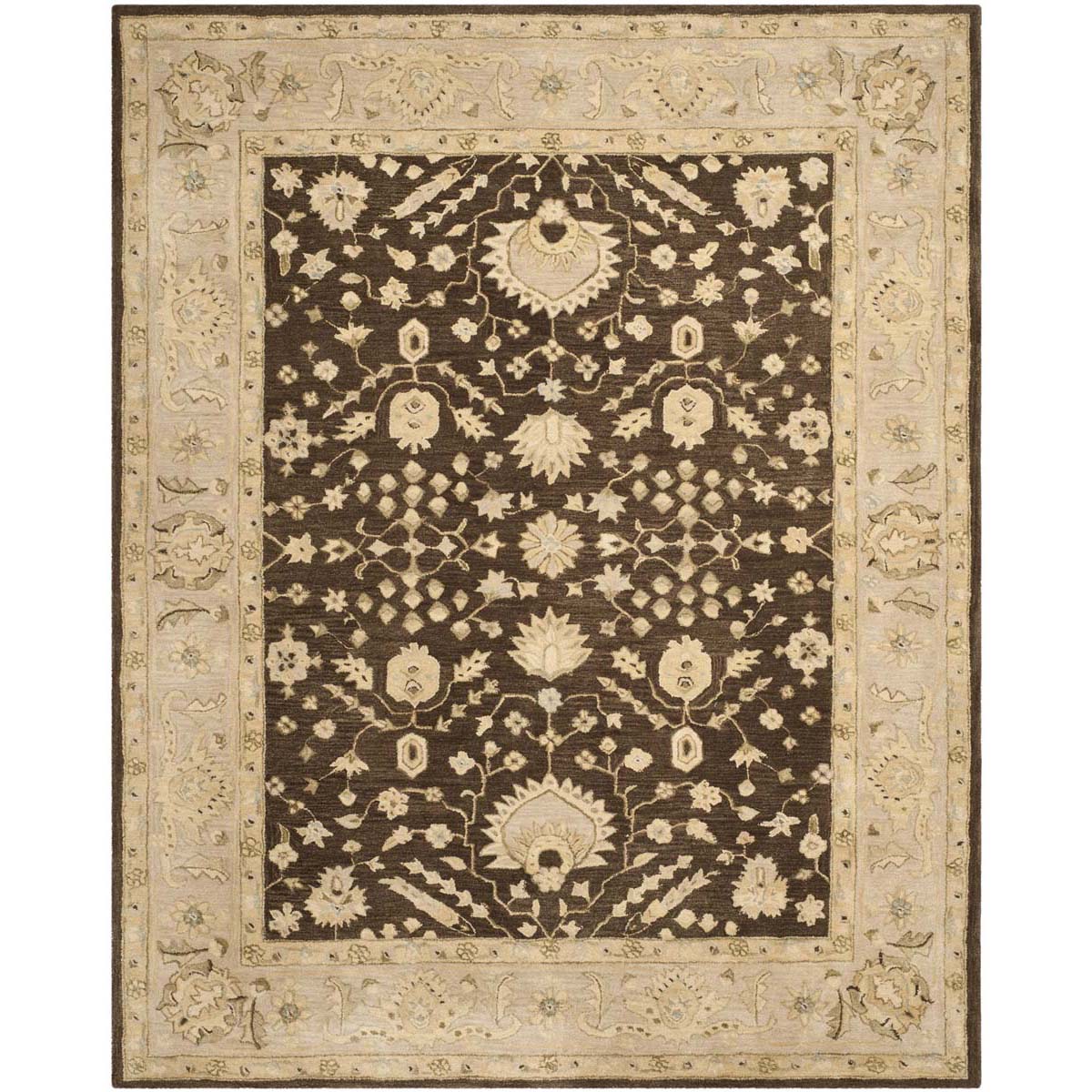 Safavieh Anatolia 64A Rug, AN564A - Chocolate / Ivory