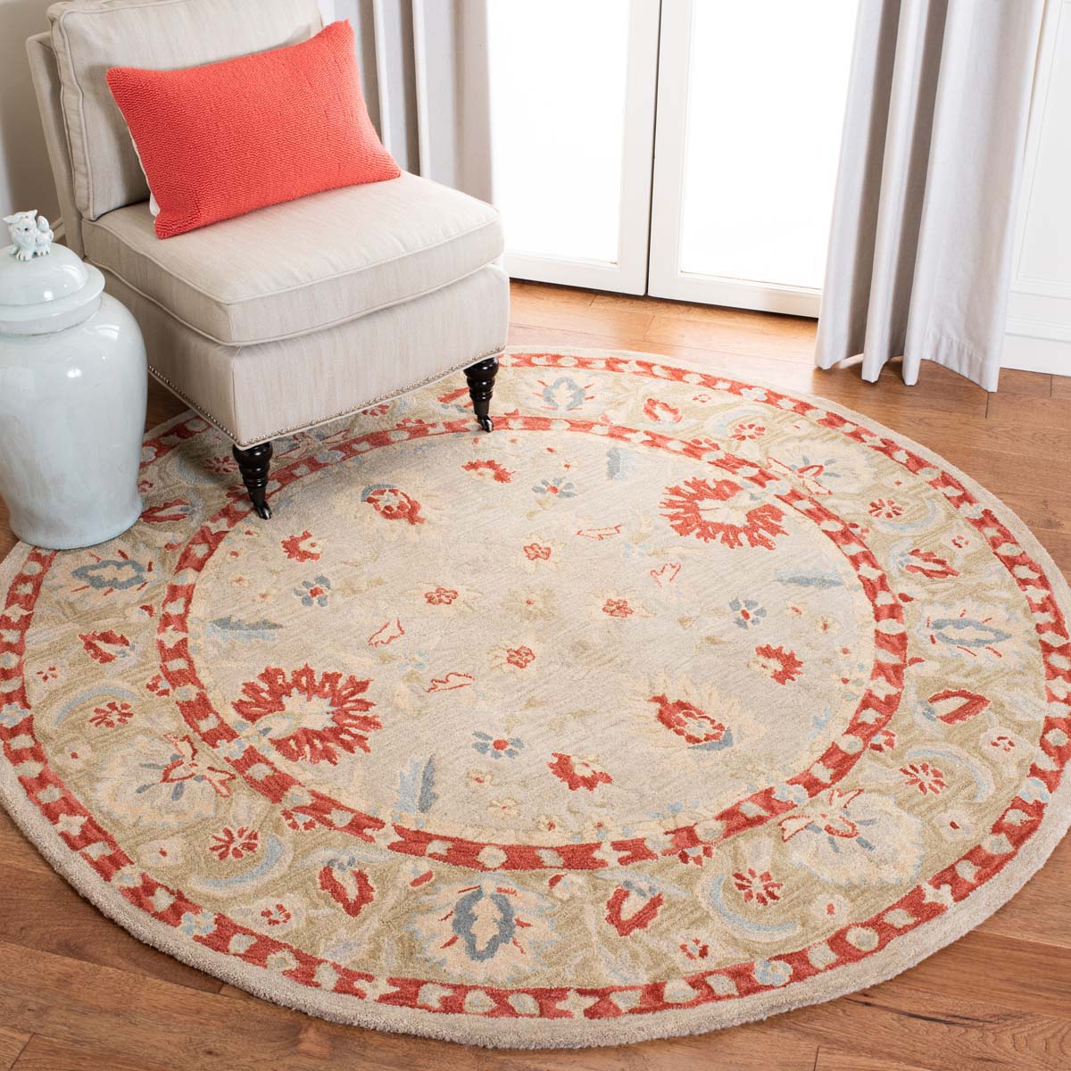 Safavieh Anatolia 71A Rug, AN571A - Ivory / Green