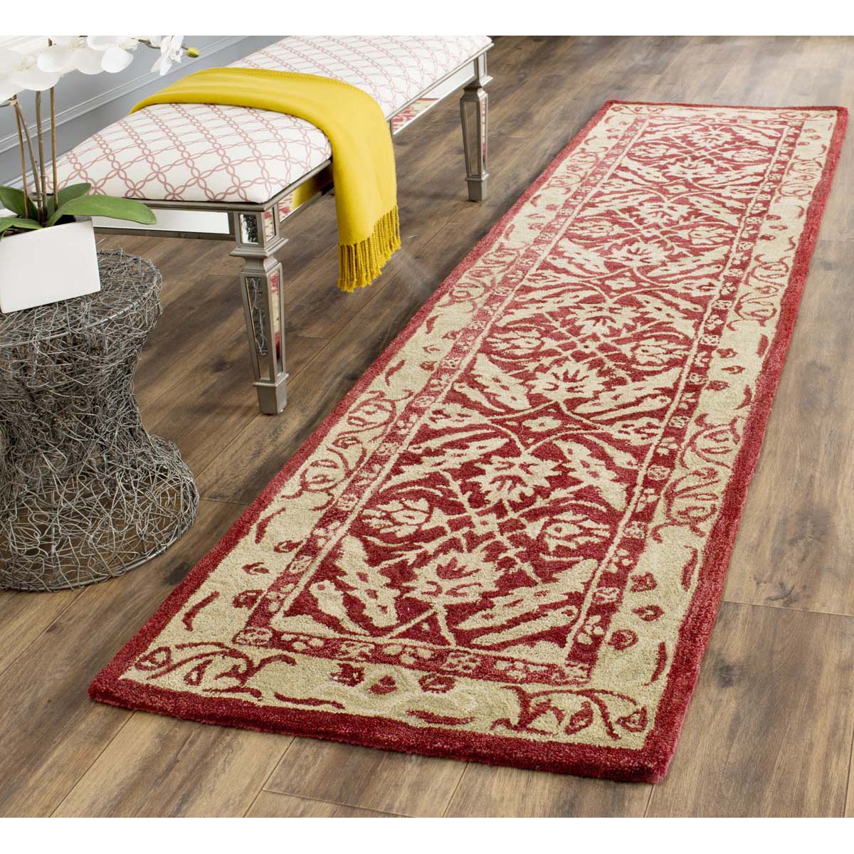 Safavieh Anatolia 83B Rug, AN583B - Red / Ivory