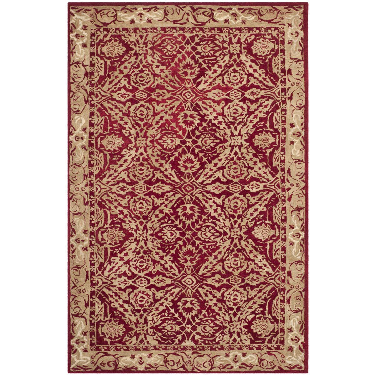 Safavieh Anatolia 83B Rug, AN583B - Red / Ivory