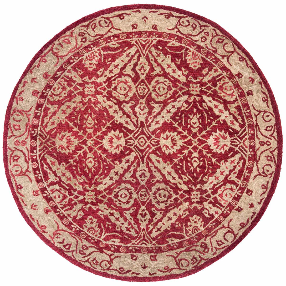 Safavieh Anatolia 83B Rug, AN583B - Red / Ivory