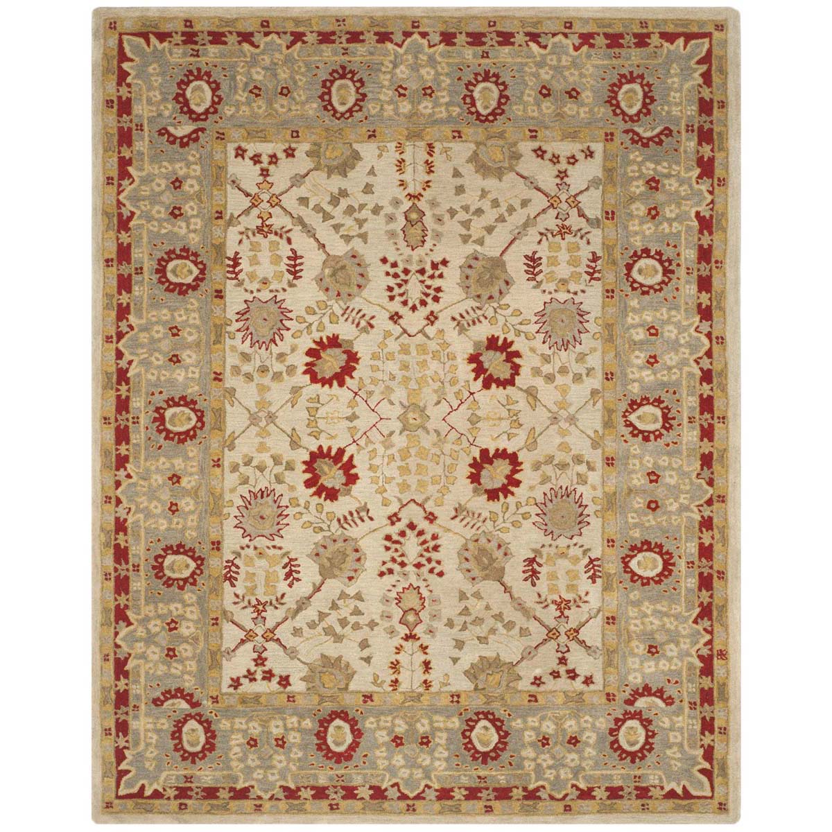 Safavieh Anatolia 89A Rug, AN589A - Ivory / Light Green