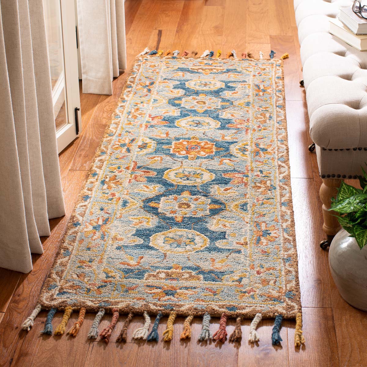 Safavieh Aspen 110 Rug, APN110 - Grey / Navy