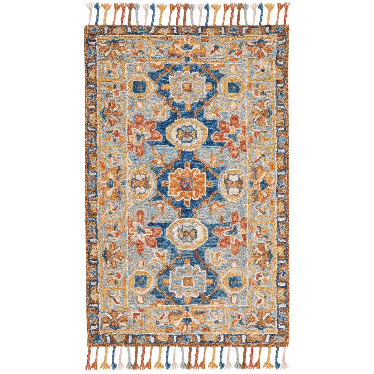 Safavieh Aspen 110 Rug, APN110 - Grey / Navy