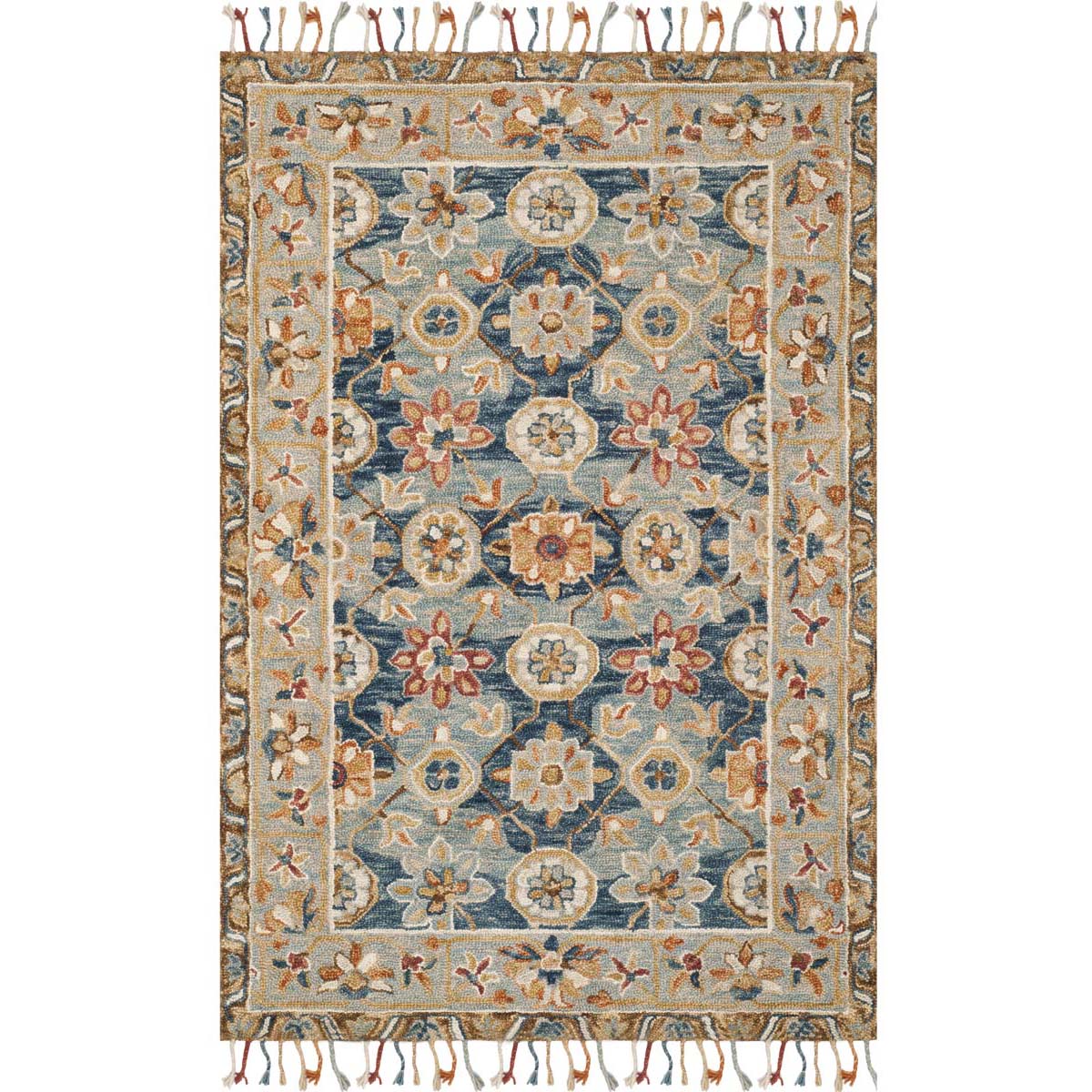 Safavieh Aspen 110 Rug, APN110 - Grey / Navy