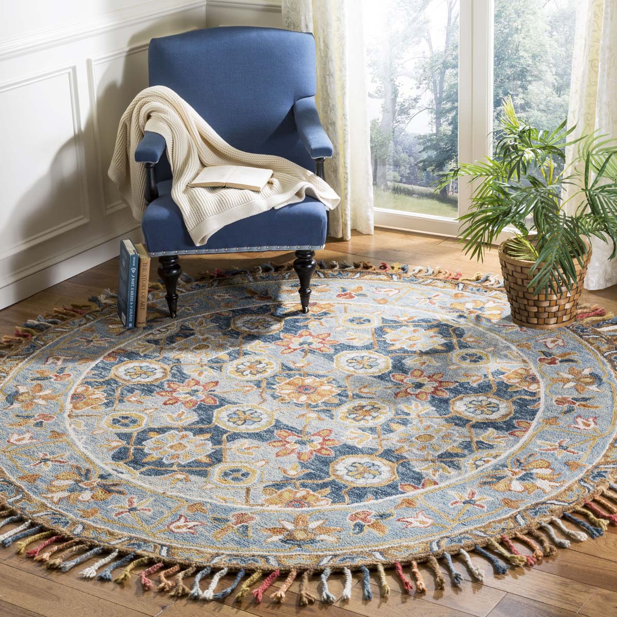 Safavieh Aspen 110 Rug, APN110 - Grey / Navy