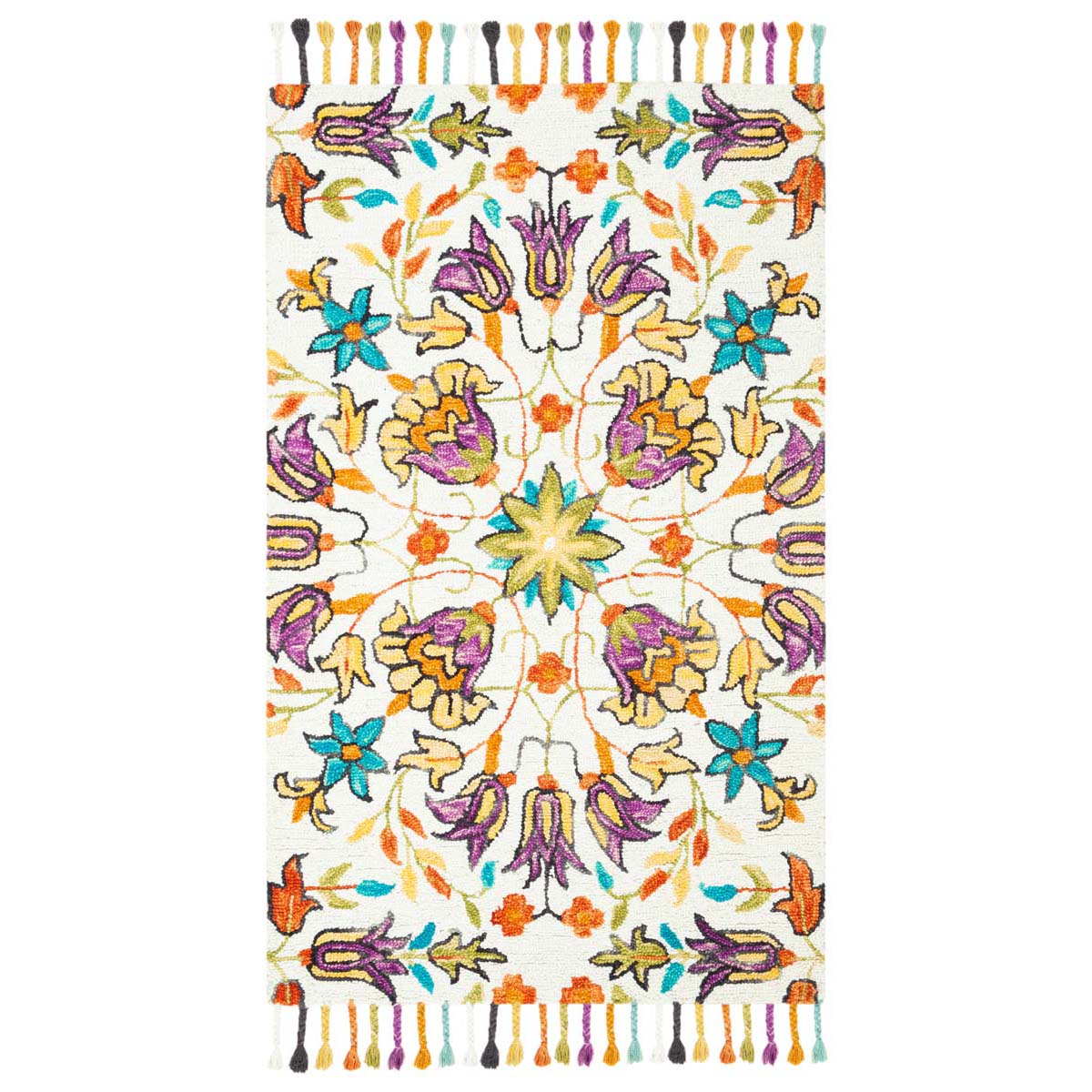 Safavieh Aspen 115 Rug, APN115 - Ivory / Purple