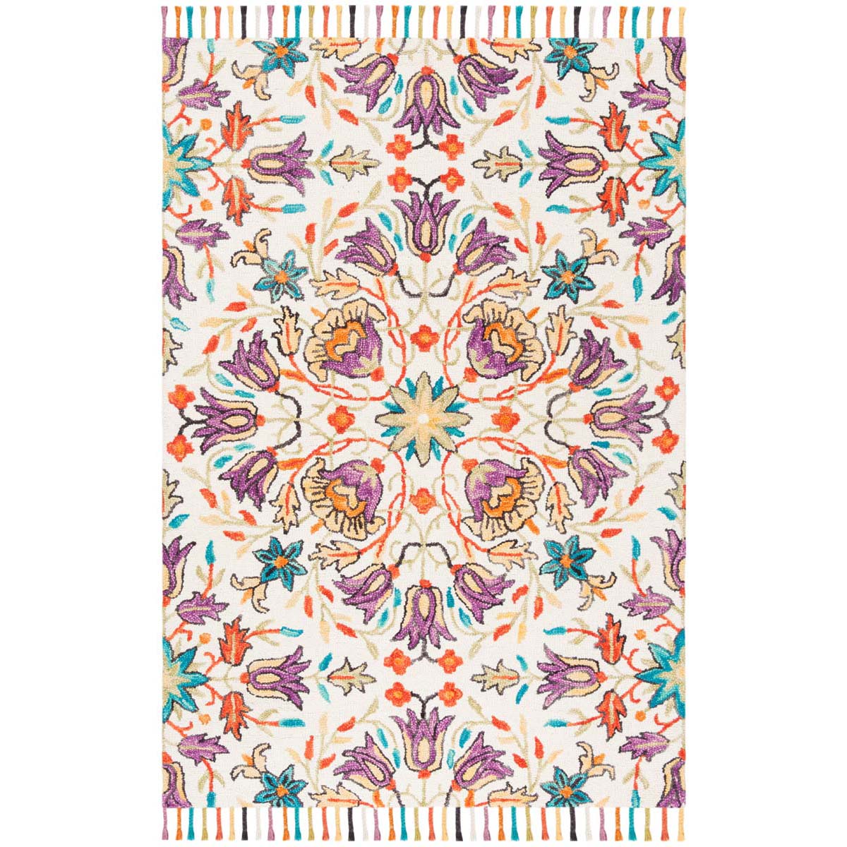 Safavieh Aspen 115 Rug, APN115 - Ivory / Purple