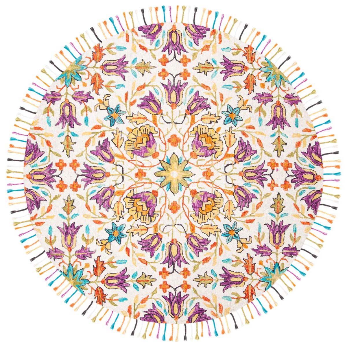 Safavieh Aspen 115 Rug, APN115 - Ivory / Purple