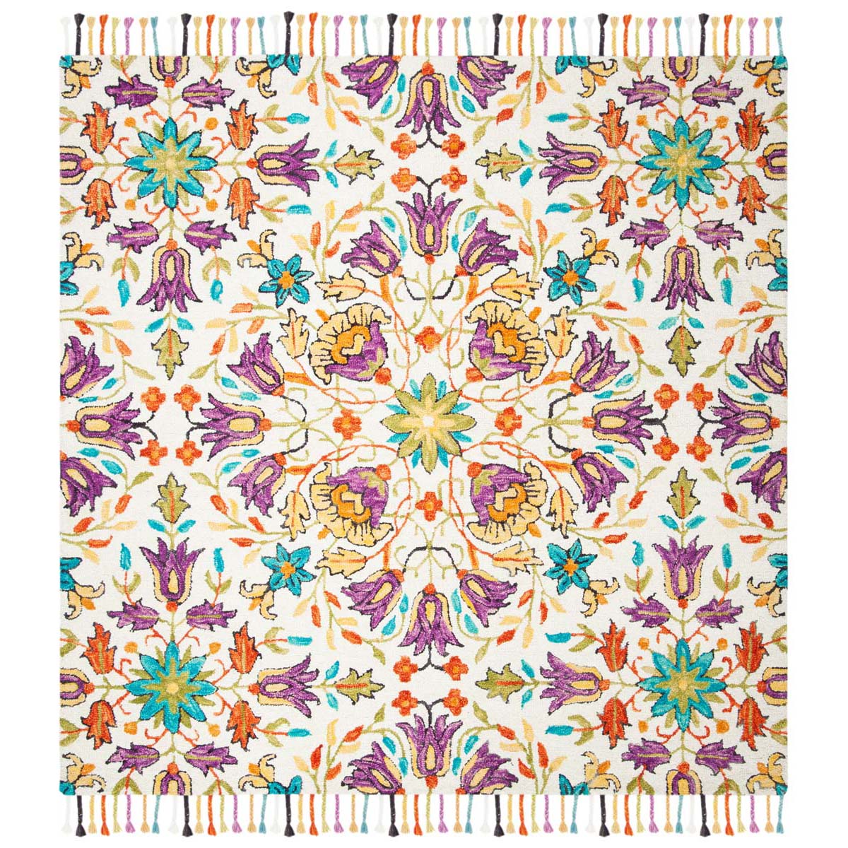 Safavieh Aspen 115 Rug, APN115 - Ivory / Purple