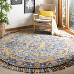 Safavieh Aspen 116 Rug, APN116 - Blue / Rust