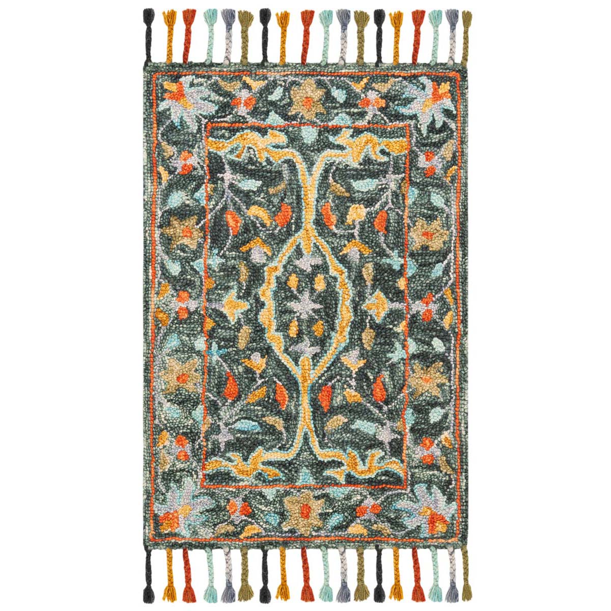 Safavieh Aspen 116 Rug, APN116 - Olive / Rust