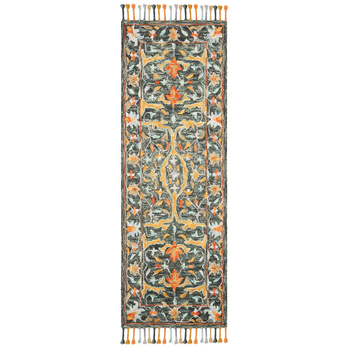 Safavieh Aspen 116 Rug, APN116 - Olive / Rust