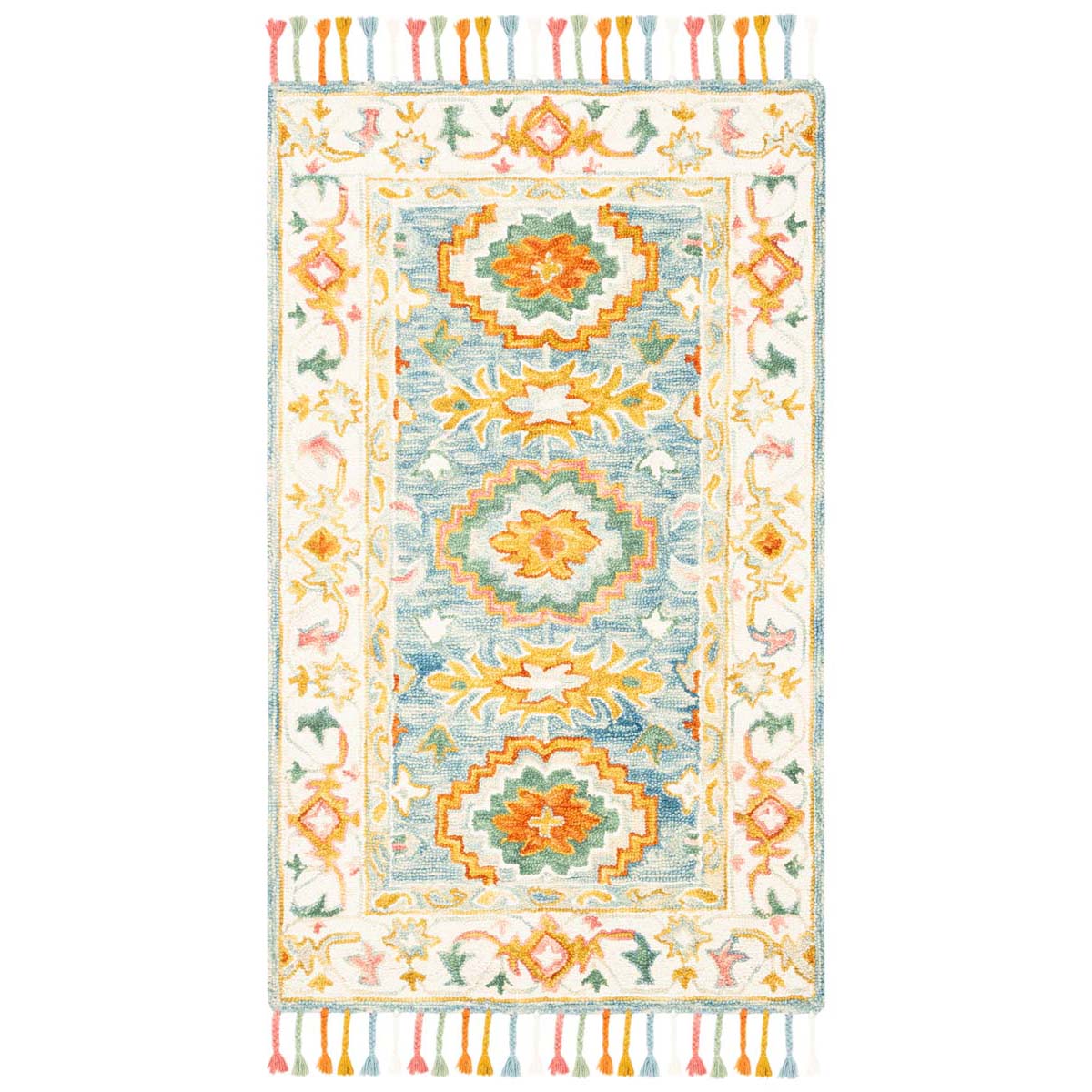 Safavieh Aspen 117 Rug, APN117 - Blue / Ivory