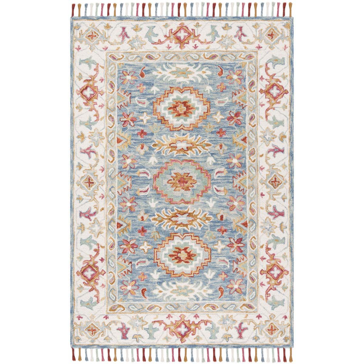 Safavieh Aspen 117 Rug, APN117 - Blue / Ivory