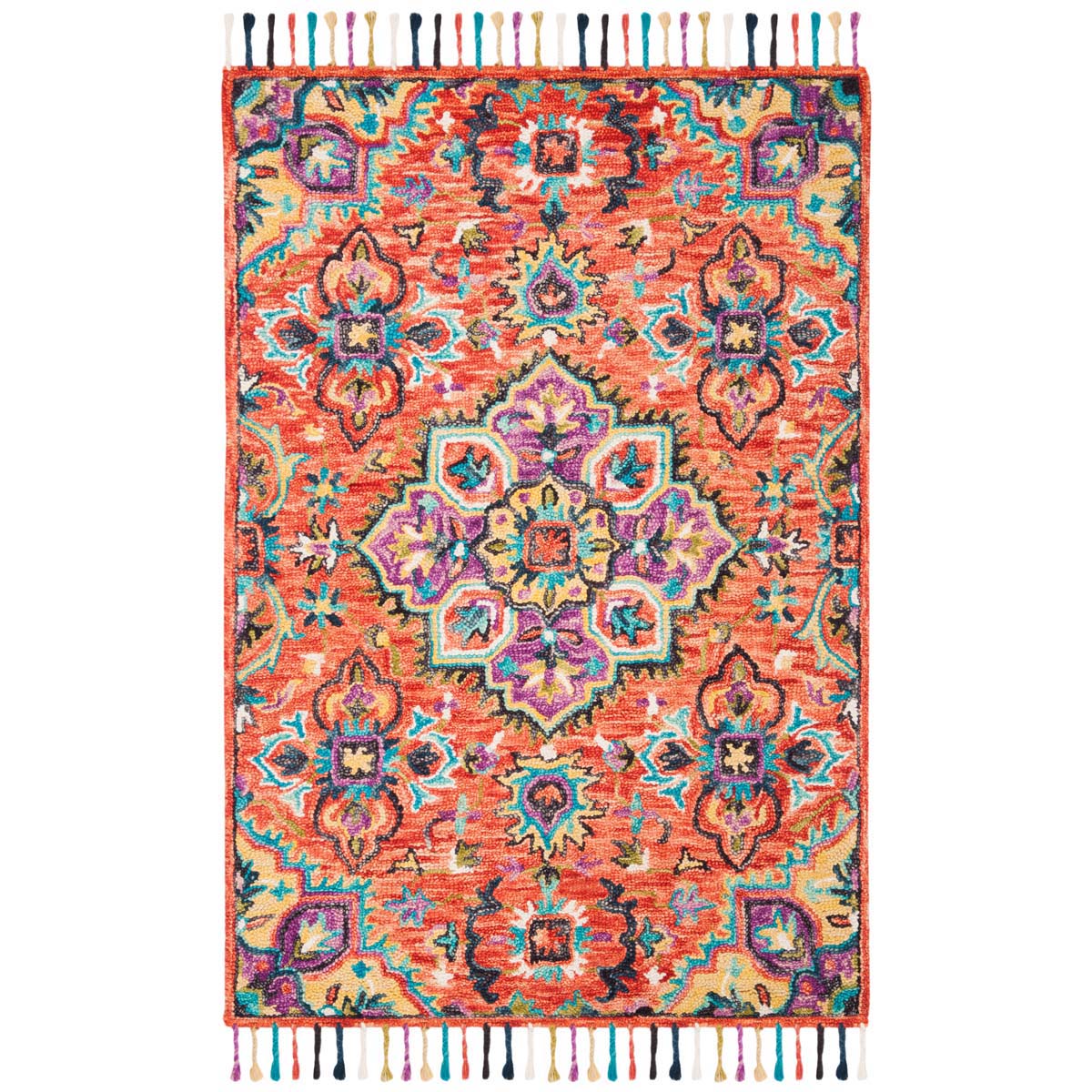 Safavieh Aspen 118 Rug, APN118 - Red / Gold
