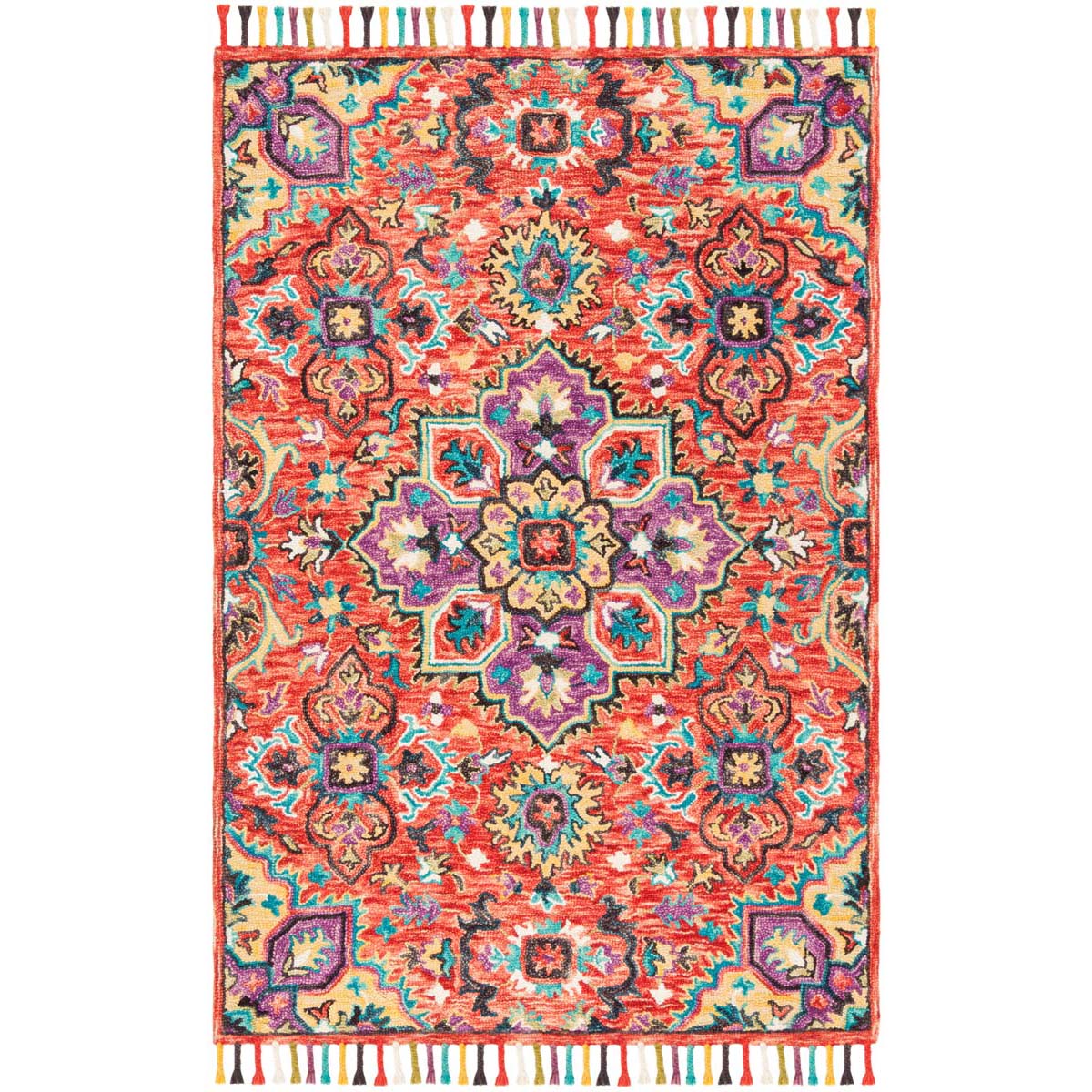 Safavieh Aspen 118 Rug, APN118 - Red / Gold