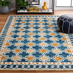 Safavieh Aspen 121 Rug, APN121 - Navy / Yellow