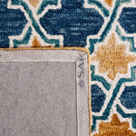 Safavieh Aspen 121 Rug, APN121 - Navy / Yellow