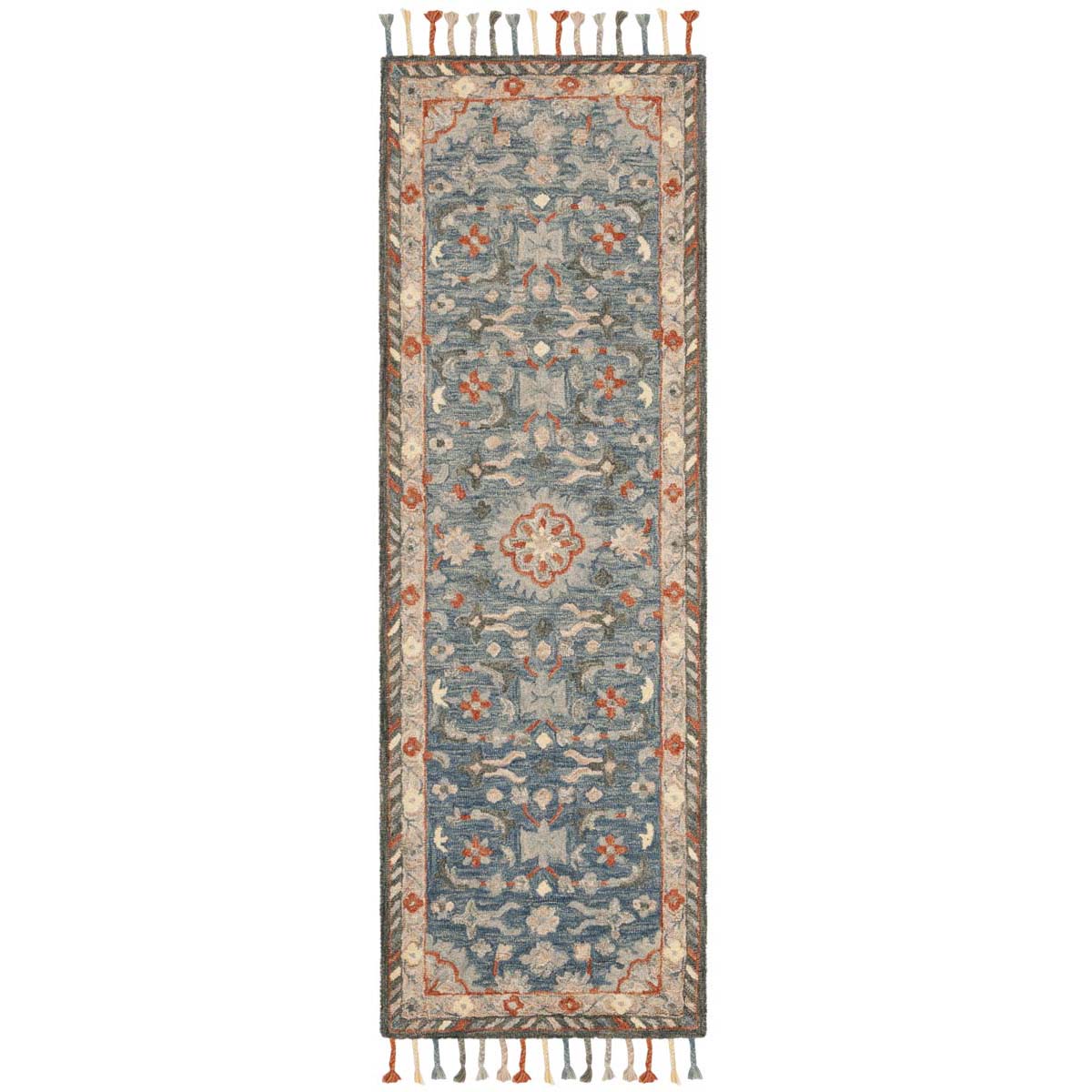 Safavieh Aspen 123 Rug, APN123 - Blue / Rust