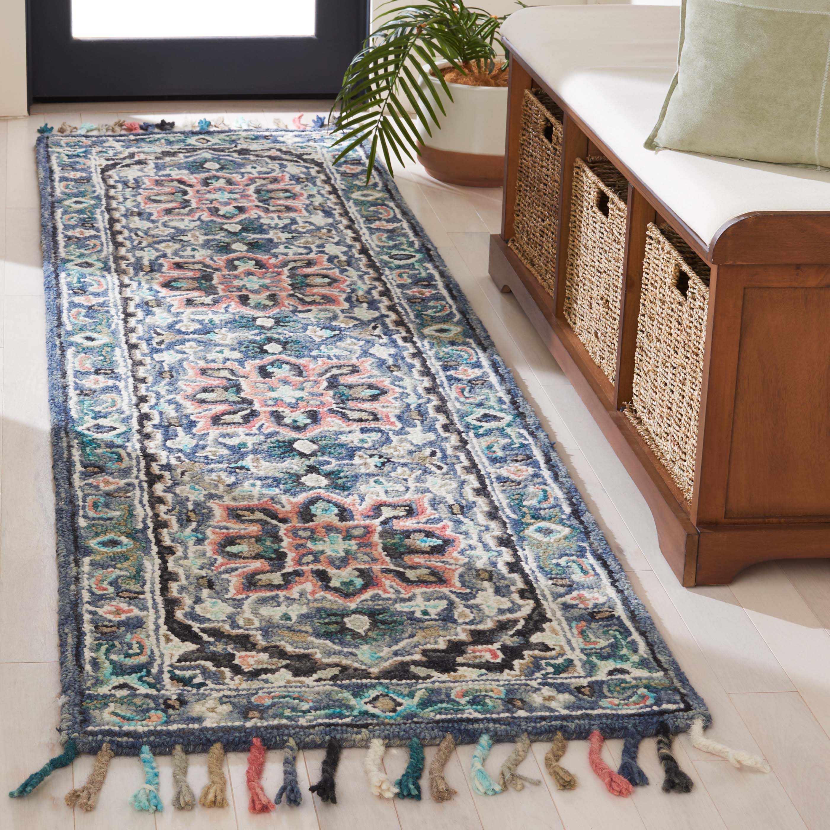 Safavieh Aspen 124 Rug, APN124 - Pink / Blue