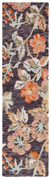 Safavieh Aspen 133 Rug, APN133 - Charcoal / Orange
