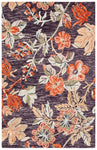 Safavieh Aspen 133 Rug, APN133 - Charcoal / Orange