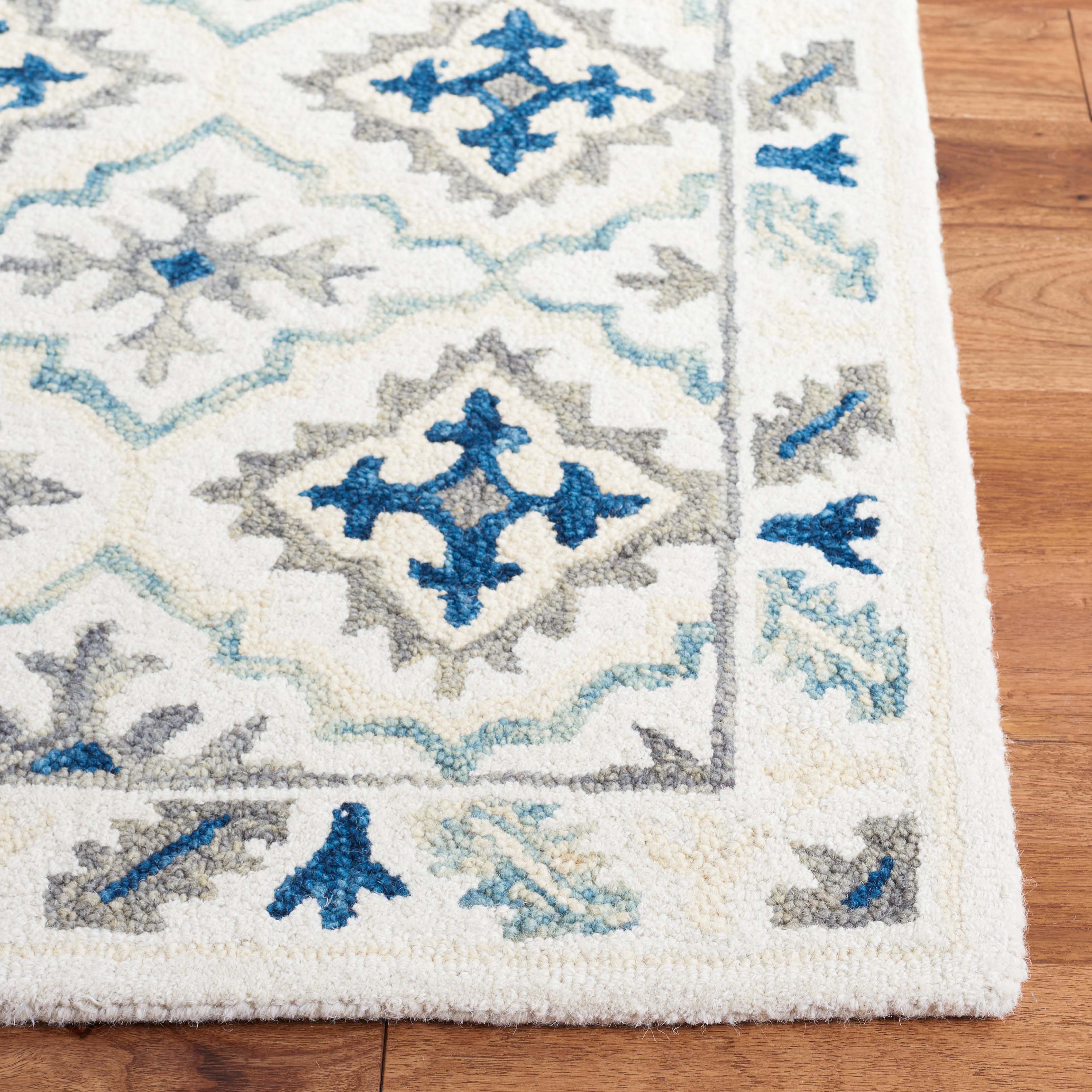 Safavieh Aspen 140 Rug, APN140 - Ivory / Blue