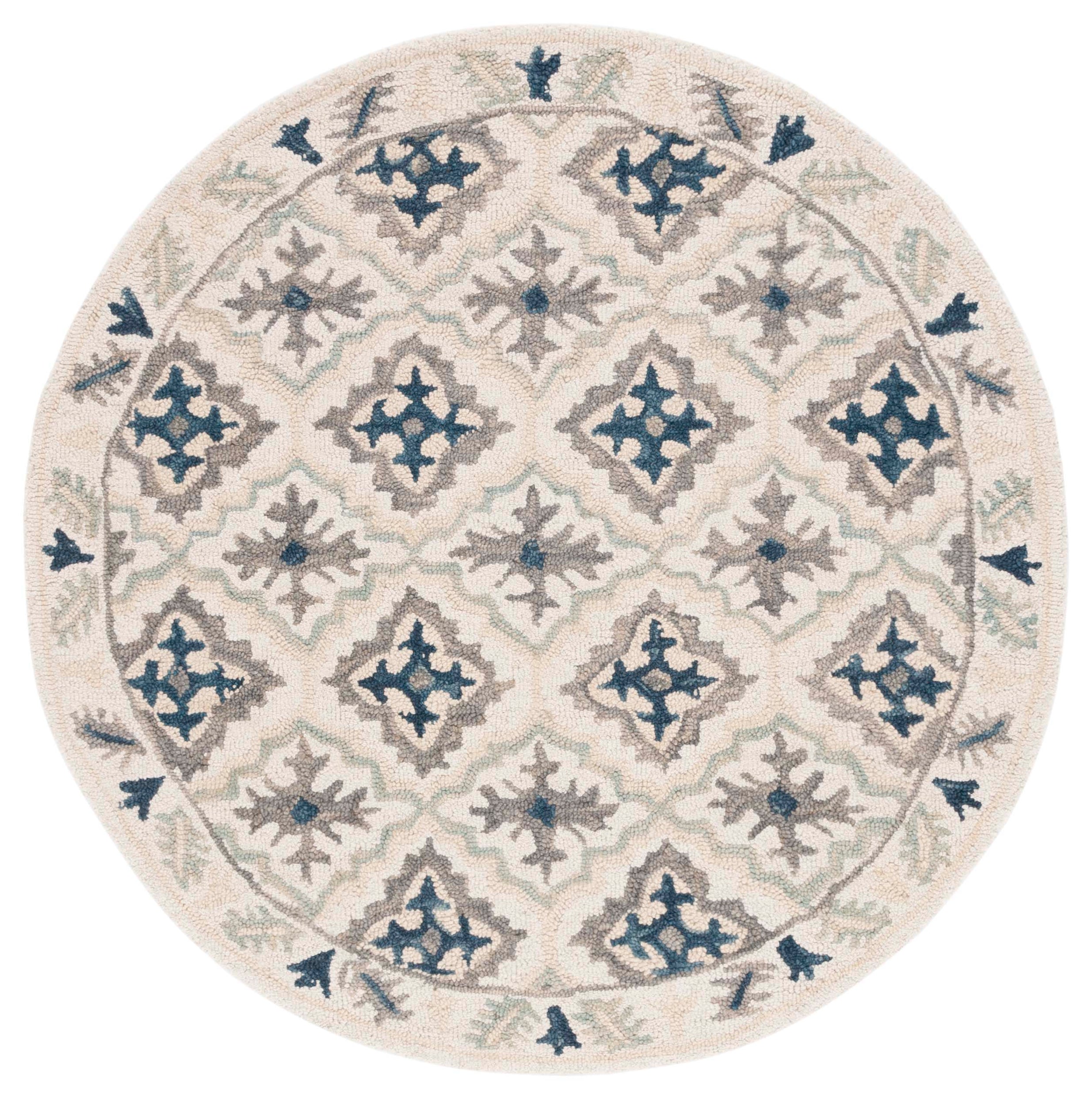 Safavieh Aspen 140 Rug, APN140 - Ivory / Blue