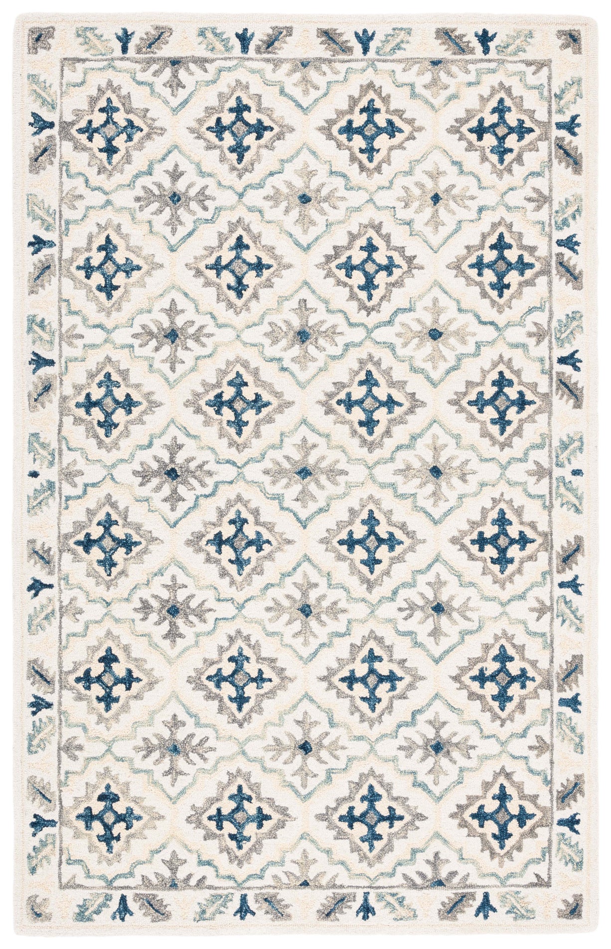 Safavieh Aspen 140 Rug, APN140 - Ivory / Blue