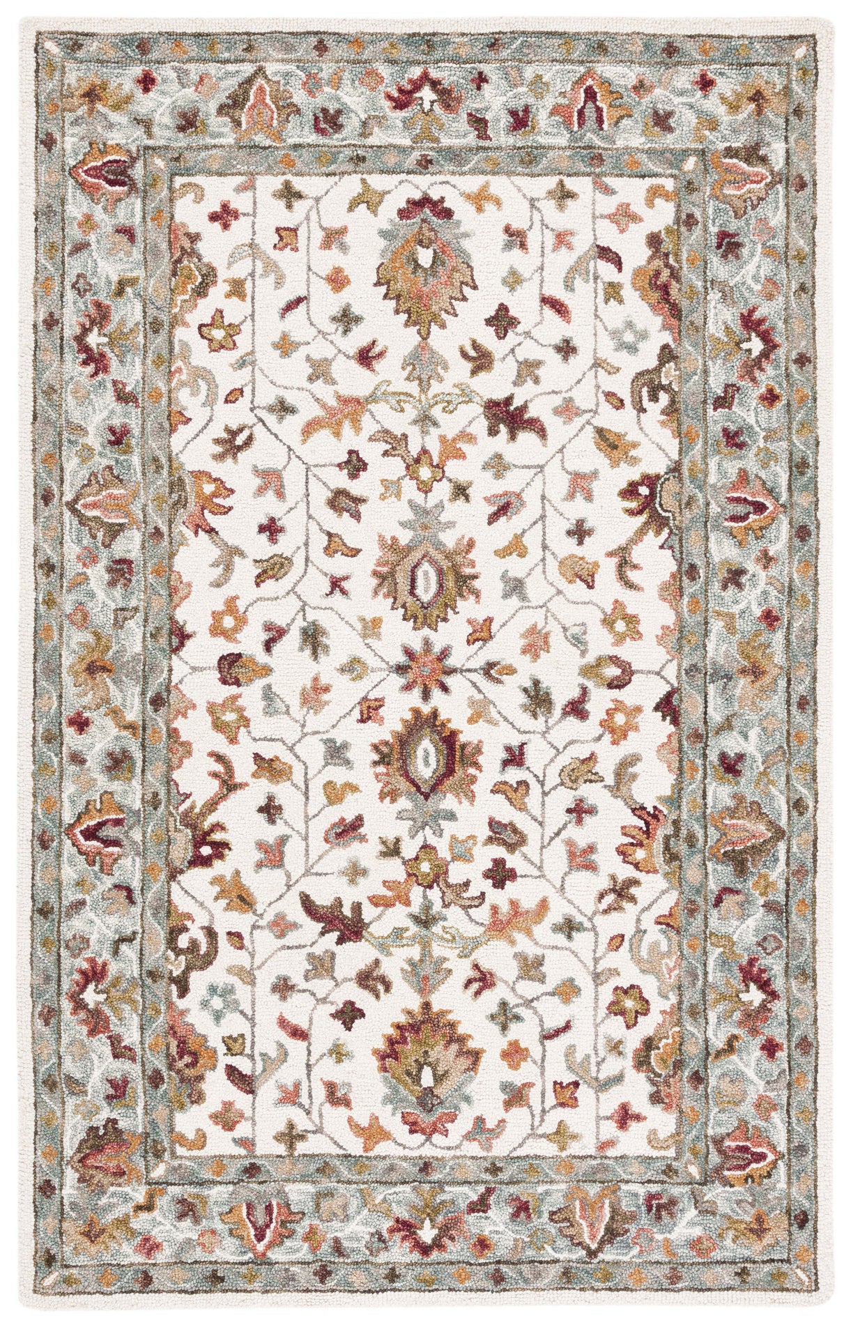 Safavieh Aspen 143 Rug, APN143 - Ivory / Grey
