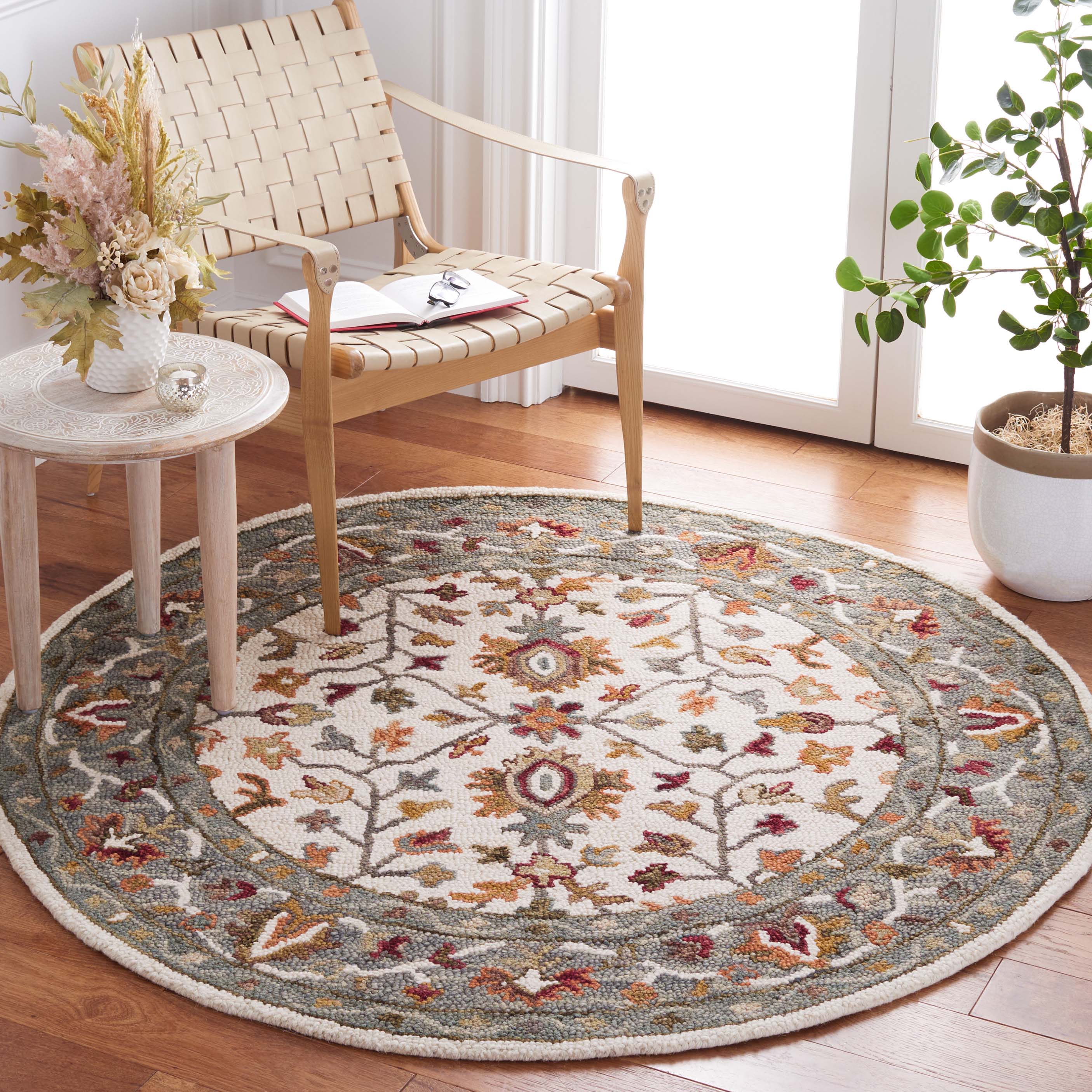 Safavieh Aspen 143 Rug, APN143 - Ivory / Grey