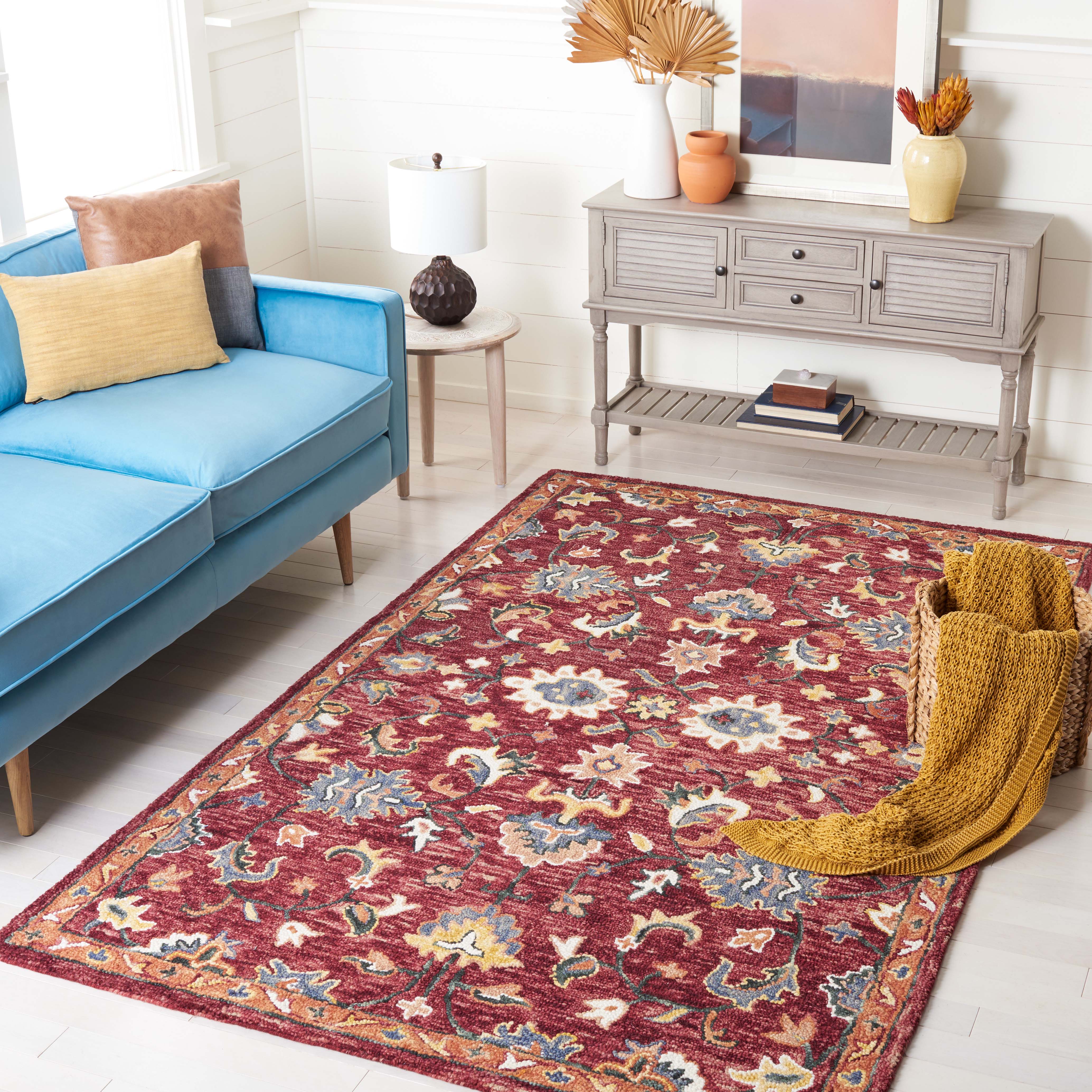 Safavieh Aspen 147 Rug, APN147 - Red / Rust
