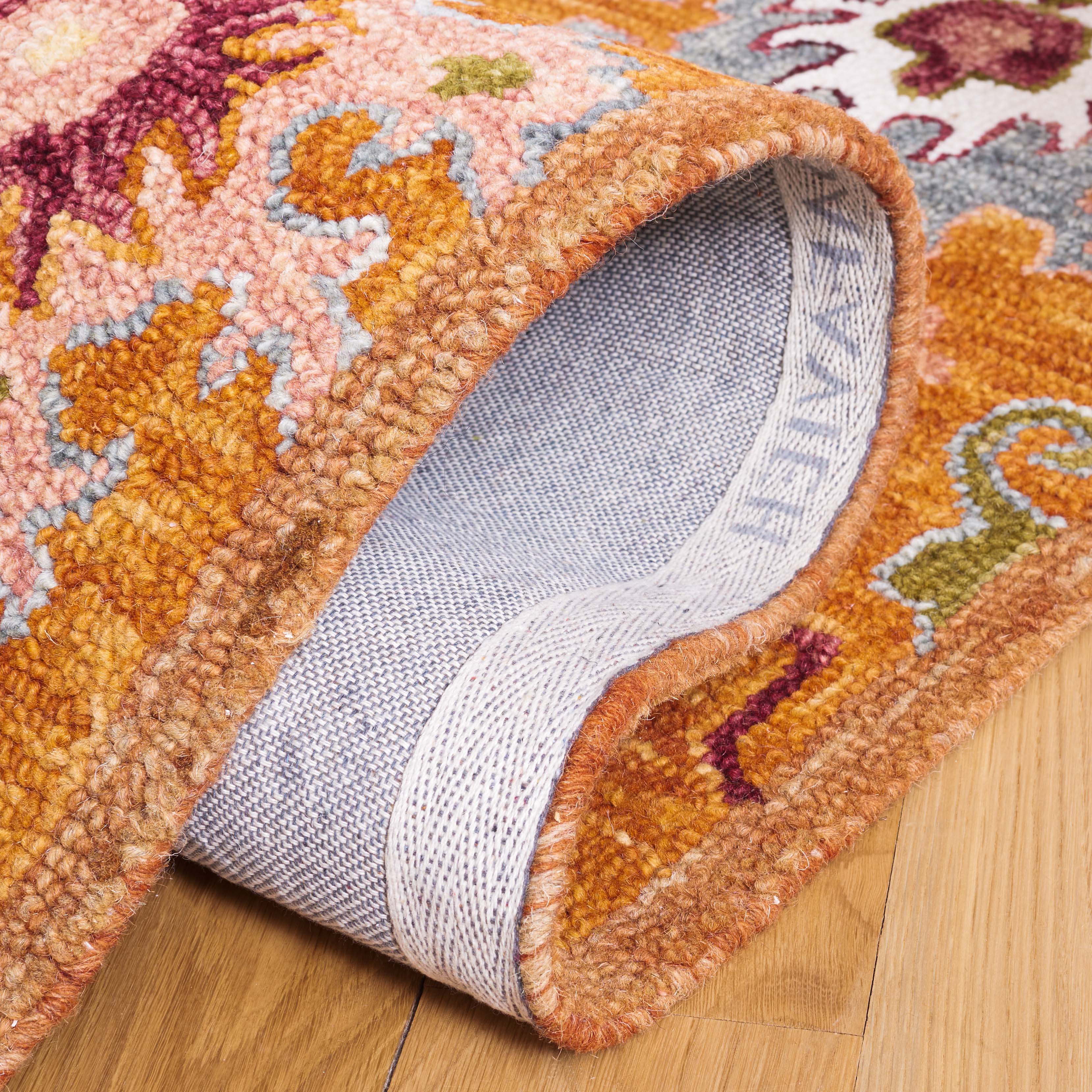 Safavieh Aspen 148 Rug, APN148 - Rust / Green