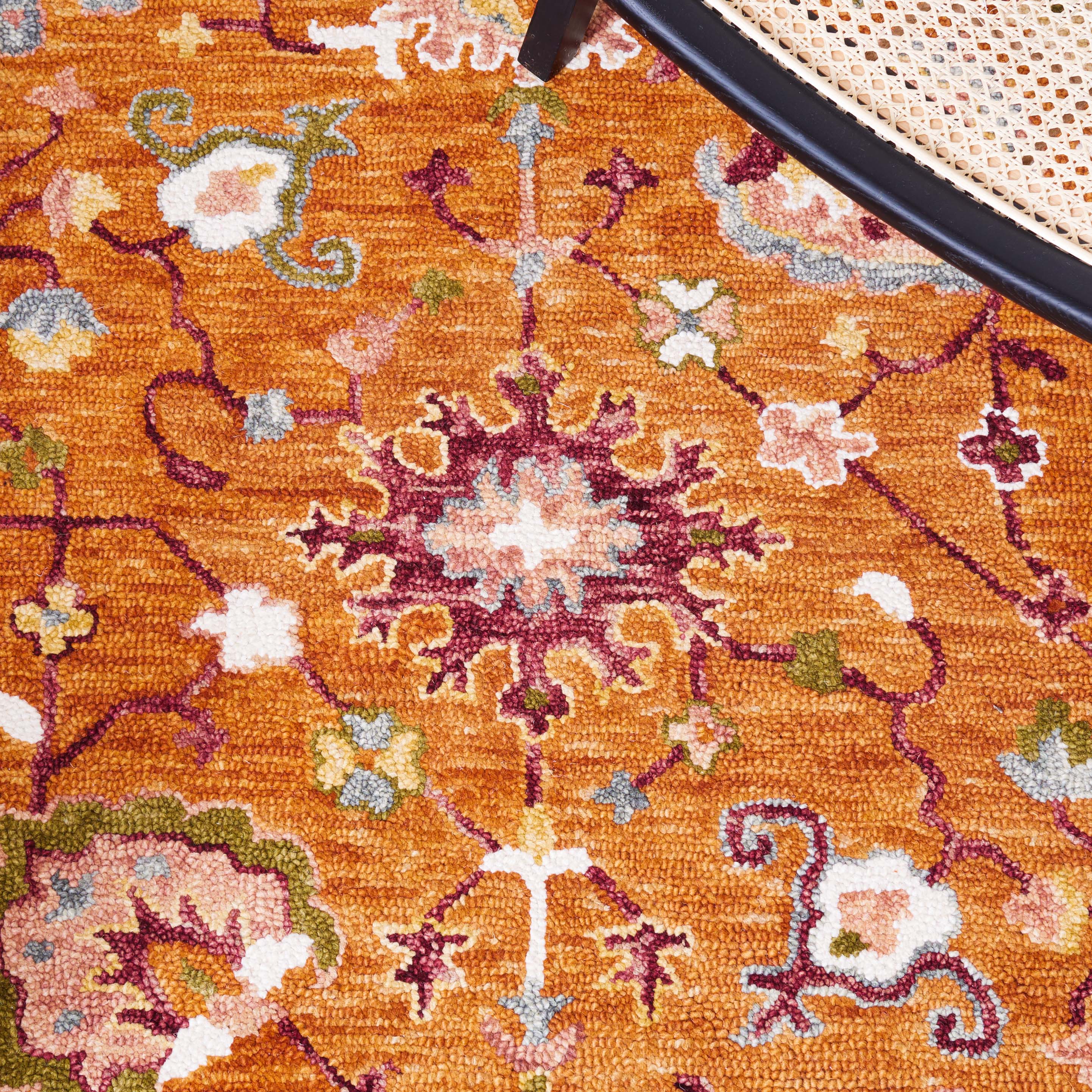Safavieh Aspen 148 Rug, APN148 - Rust / Green