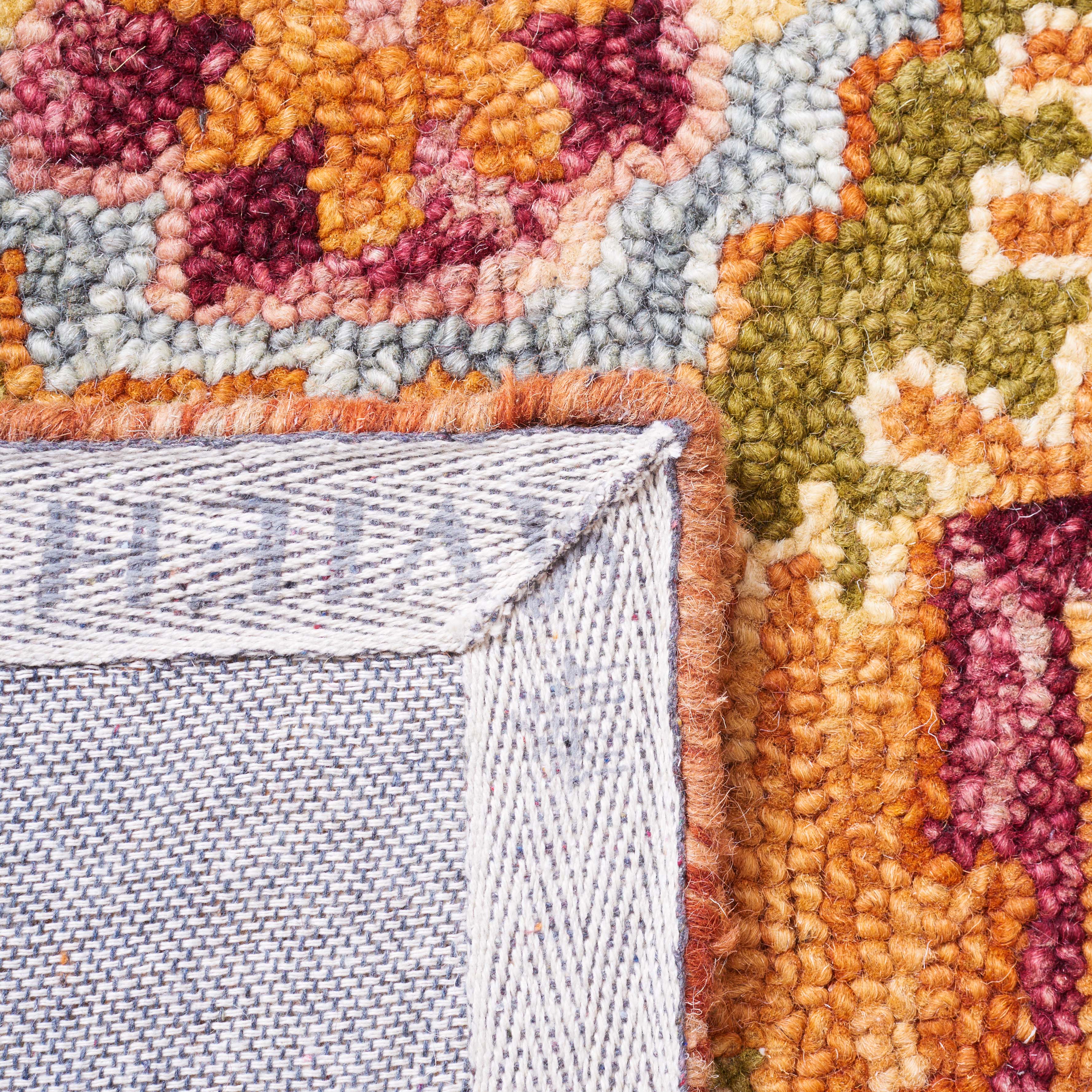 Safavieh Aspen 148 Rug, APN148 - Rust / Green